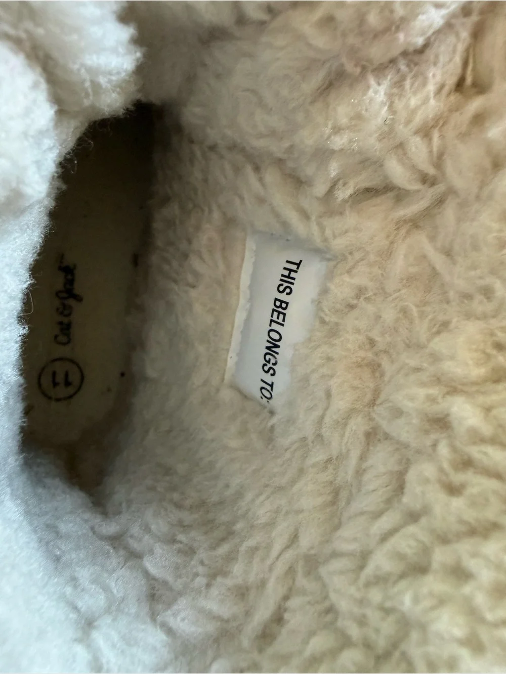 Cat & Jack Pink and Gray Snow Boots with Faux Fur Trim